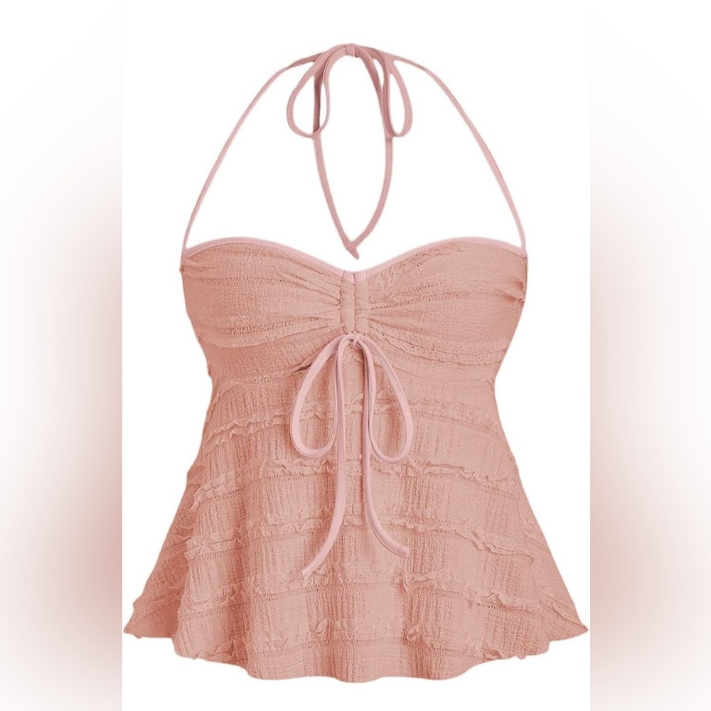 Pink Halter Top